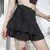 AltGoth-Mini Saia Bandagem de Cintura Alta Feminina, Mall Goth Harajuku Y2k E-Gi