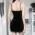 Vestido curto negro - Goth Aesthetic