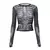 Blusa Ossamentos Transparente - Goth Aesthetic