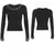 Blusa decote renda na internet