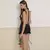 Vestido com costas abertas - Goth Aesthetic
