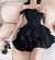 Vestido de penetração Gothic Lolita para menina, Kawaii, ombro fora, sem encos na internet