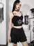 AltGoth-Mini Saia Bandagem de Cintura Alta Feminina, Mall Goth Harajuku Y2k E-Gi - Goth Aesthetic
