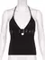 Blusa decote cinto na internet