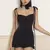 Vestido com costas abertas - Goth Aesthetic
