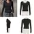Blusa decote renda