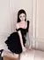 Imagem do Vestido de penetração Gothic Lolita para menina, Kawaii, ombro fora, sem encos