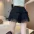Shorts com renda - Goth Aesthetic