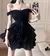 Vestido de penetração Gothic Lolita para menina, Kawaii, ombro fora, sem encos