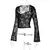 Dulzura renda ver calha mangas compridas rendas até bodycon colheita camiseta s na internet