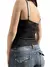 Camisolas de espaguete femininas, renda floral, decote em v, sem mangas, sling, - comprar online