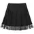 Goth saia rendas até malha aberta costura feminina saias plissadas y2k estétic - comprar online