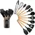 Set Utensilios De Cocina x 12 Piezas Silicona Mango Madera - CercaShop