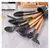 Set Utensilios De Cocina x 12 Piezas Silicona Mango Madera - CercaShop