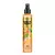 Botella de agua de colonia para mujer Maracuyá Passion de 200 ml con diseño naranja y dorado con ilustraciones de maracuyá y hojas