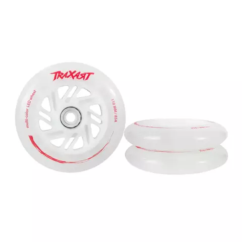 Jogo de Rodas LED Multicolor 110mm/85A