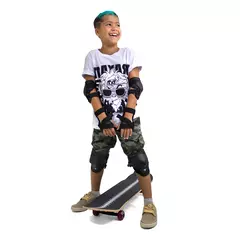 Kit Protetor Infanto Juvenil Preto - DY-144 - loja online