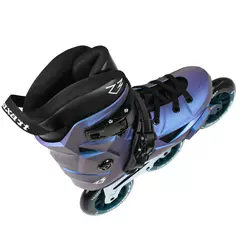 Patins New Revolt R3 Azul Holográfico - 110mm ABEC-9 Cromo - Urban patins
