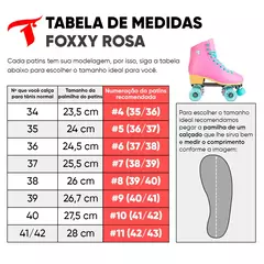 Patins Foxxy Azul - 58mm x 32mm ABEC-5 - Urban patins