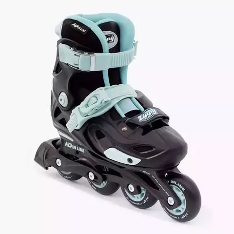 PATINS HD INLINE INFANTIL - ZIPPY - AJUSTÁVEL Black Ice