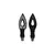 Kit 2 Pisca Seta Esportiva Moto Led Cb 300 Xre Fazer Cbx 250 Titan Universal