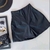 Short Zara Couro
