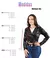 Imagem do Jaqueta Feminina Couro Slim