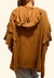 10420 Poncho lanilla con capucha y volados, detalle tipo morley en internet