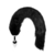 Plug Anal Metal Rabo de Raposa Preto Sexy Import