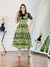 Vestido Midi Bela - Verde/Preto- Tamanho G - comprar online