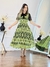 Vestido Midi Bela - Verde/Preto- Tamanho G na internet