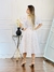 Vestindo Midi Suzana - Branco - TAM G - comprar online