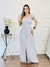 Vestido Longo Nelma - Cinza