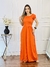 Vestido Longo Nelma - Laranja