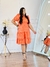 Vestido Midi Talita - Laranja - Tamanho G na internet