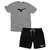 Kit Camiseta Masculina+Short tecTel Esportes Academia Mizun Treino 100% Algodão Camisa Gola Redonda Malha Fresca Short Secagem Rápida Estampa Emborrachada Envio Imediato Full - loja online