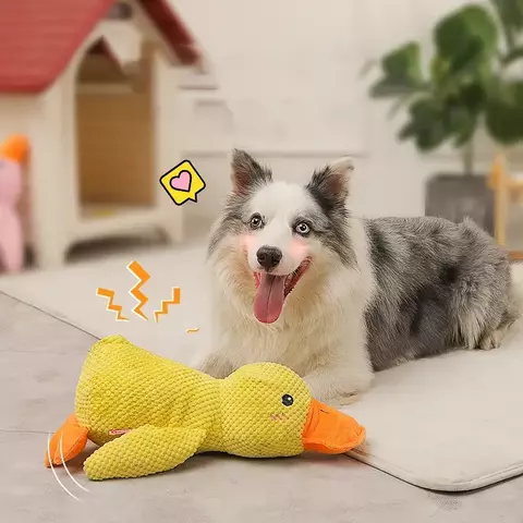 Brinquedo Interativo de Pato para Cães