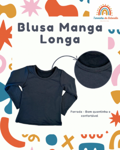 Blusa Manga longa Preta