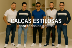 Banner da categoria Calças Slim Masculina Jeans