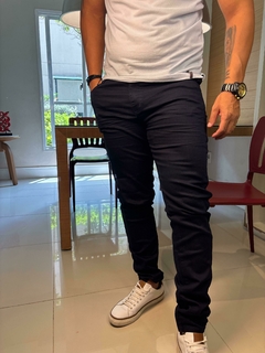 Calça Masculina Jeans Preta SLIM FIT Confortável Com Elastano Premium - Preço de Fábrica Lions Jeans - loja online