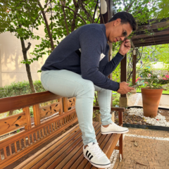 Calça Jeans Masculino Slim Délavé Azul Claro com Lycra Elastano - loja online