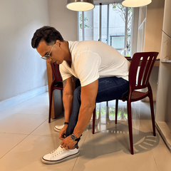 Calça Masculina Jeans Slim Azul Médio Unha De Gato Com Elastano Premium - Diversos Modelos Jeans - loja online