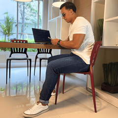Imagem do Calça Masculina Jeans Slim Azul Médio Unha De Gato Com Elastano Premium - Diversos Modelos Jeans