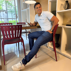 Calça Masculina Jeans Slim Azul Bigode Com Lycra Elastano Premium - Conforto E Versatilidade na internet