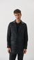Tapado Corto Grayson Negro Rayas - comprar online