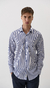 Camisa Rayas - Blanco / Azul - comprar online