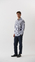 Camisa Rayas - Blanco / Azul en internet