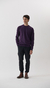 Sweater Carl Uva - tienda online
