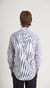 Camisa Rayas Fondo Blanco / Liia - Violeta - tienda online