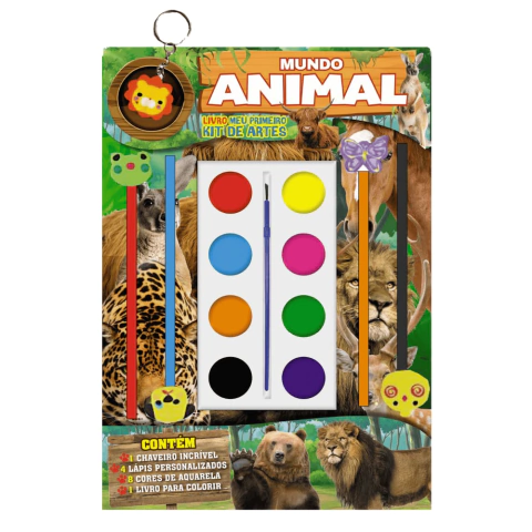 Livro Infantil - Mundo Animal Kit de Artes 01